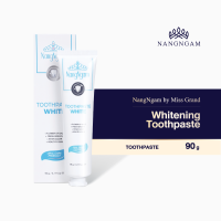 ยาสีฟัน NangNgam by Miss Grand สูตร Whitening ฟันขาวขึ้นพร้อมขจัดกลิ่นปาก อ่อนโยนพิเศษ ไม่แสบช่องปาก 90 กรัม