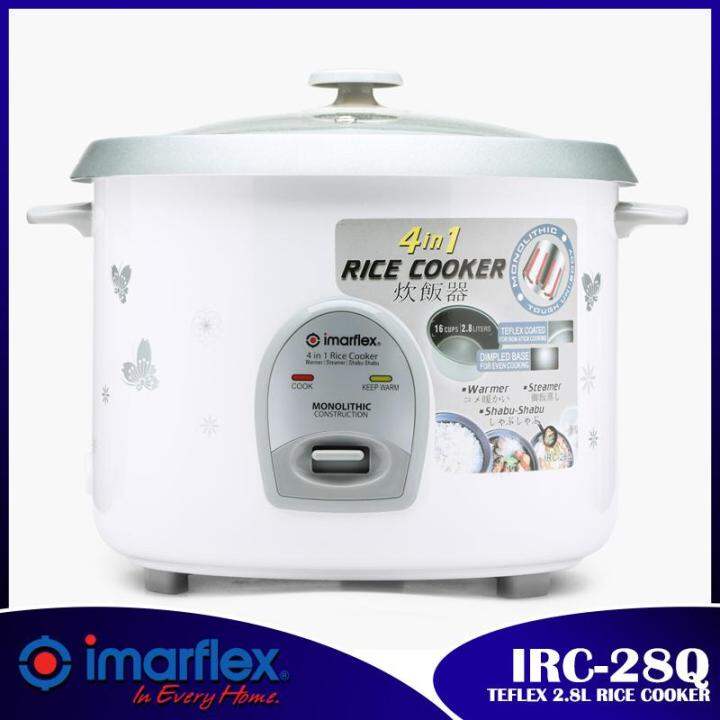Imarflex IRC28Q Rice Cooker with Steamer 2.8L Lazada PH