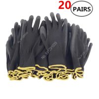 Nitrile safety coated work gloves PU and palm coated gloves safety gloves are suitable for construction and maintenance vehicles