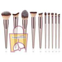 [10 เซต] 100 ชิ้น แปรงแต่งหน้า H02 brush set เซต10ชิ้น แปรงปัดแก้ม แปรงไฮไลท์ แปลงแต่งหน้า.