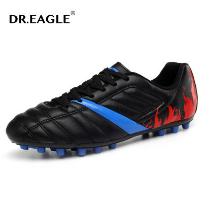 DR.EAGLE Soccer Shoes for Men Women Boys Girls Outdoor Football Shoes Non-Slip Sneakers Unisex Sport Trainers Size 32-45 Cleats