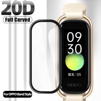 20D Film Pelindung Tepi Melengkung untuk OPPO Band Style Gelang Pintar Jam Tangan Gelang Pelindung Goresan Film Lembut (Bukan Kaca