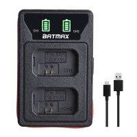 LED Built-In USB Dual Charger With Type C Port For SONY NP-FW50 Battery NEX-3 NEX-5 NEX-6 SLT-A55 A33 A55 A37 A3000 A5000 A6000