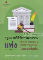 คำอธิบายกฎหมายวิธีพิจารณาความแพ่ง ภาค 2 ลักษณะ 1 วิธีพิจารณาสามัญในศาลชั้นต้น ไพโรจน์ วายุภาพ