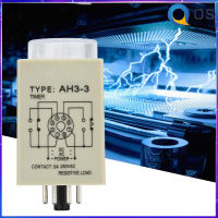 【ราคาถูก】รีเลย์เวลา 30S 8 Time Relay pins TIMER 35mm ราง DIN สำหรับระบบอัตโนมัติอุตสาหกรรม 12V/24V/110V/220V