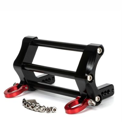 LCG Metal Front Bumper with Tow Hook for Axial SCX10 Traxxas TRX4 1/10 RC Crawler Car DIY Upgrades Parts