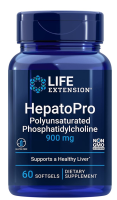 Life Extension HepatoPro Polyunsaturated Phosphatidylcholine 900 mg / 60 Softgels