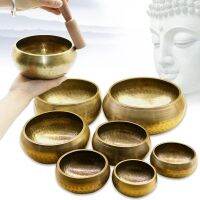 Tibet Buddha Sound Bowl Nepal Handmade Yoga Meditation Chanting Buddhist ss Bowl Music Tpy Religious Supplies Chime