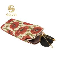 【CW】 SAJA Tapestry Glasses Women  39;s Sunglasses case Wallet Cases Spectacle kids