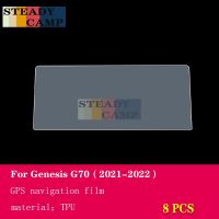 ซ่อมฟิล์มอุปกรณ์เสริมซ่อมป้องกันแผ่นฟิล์มกันรอย TPU ใสคอนโซลกลางรถกำเนิด2019-2022 G70