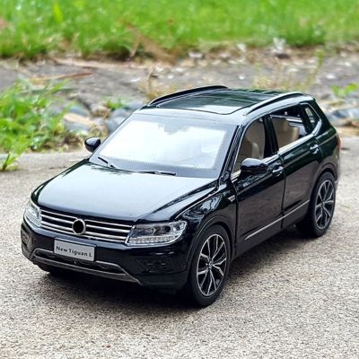 【CC】 1:32 New Tiguan L Car Alloy Die Cast Sound Pull Back Children  39;s Gifts Collectibles Shipping