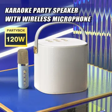 Mini Wireless Bluetooth Audio Home Singing Karaoke Integrated Microphone  Speaker Stereo Home Ktv Se