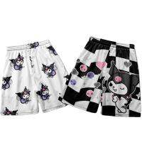 2023 newSanrio Kawaii cartoon Kuromi couple shorts anime peripl breathable pajamas summer macho large size quick-drying beach pants