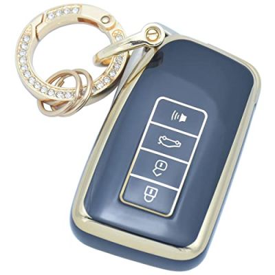 for Lexus Smart Key Fob Cover Keyless Entry Remote Protector Case  Compatible with RX is ES GS LS NX RS GX LX RC LC (4 Buttons)