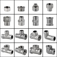 ✴✇❂ 304 Stainless Steel Pipe Fitting Male-Female Thread Conversion Connect 1/2 3/4 Bsp Tee Type Copper Water Oil Adapter