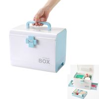 Organizer Medicine Box Portable Medical Kits Drug Multi-Layer Storage First Aid Kit Drawer Box Portable Plastic