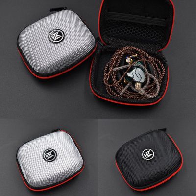 KZ Case Earphone Box Bluetooth Headset case Square Portable Compression Headset Storage case EVA Zipper Bag with Logo