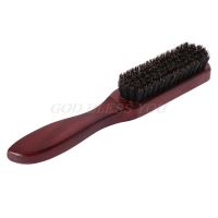 ；‘【；- Hair Brush Wood Handle Boar Bristle Beard Comb Styling Detangling Straightening Drop Shipping