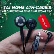 Tai nghe audio technica ATH-C505iS, Có mic,màu đen,nobox