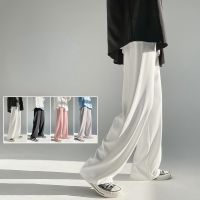 COD SDFERTREWWE M-4XL READY STOCK Seluar Slack Lelaki White Pants Men Korean Casual Wide Pants