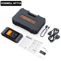 เครื่องมือ OBD2วินิจฉัยรถ NT716 FOXWELL 4ระบบน้ำมันเครื่องอ่านโค้ด EPB TPS SAS TPMS สแกนเนอร์ยานยนต์ OBD 2