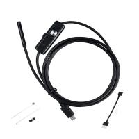 【Quality】 5.5/7Mm รถ Endoscope วิดีโอ USB Endoscopic 480P ท่อระบายน้ำ Borescope Type C ตรวจสอบกล้องยืดหยุ่นสำหรับสมาร์ทโฟน PC