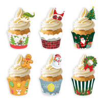 Holiday Cake Planting Flags Cake Border Accessories For Holiday Celebrations Christmas Cake Decorations Merry Christmas Cake Banner Party Cake Baking Supplies