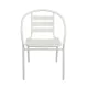 Aluminum alloy chair (max load 100-110 kg.) size 54x62x74 cm.