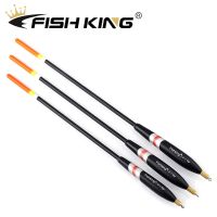 FISH KING 3pcs/pack Barguzinsky Fir Float 1.0+1.0g/1.5+1.0g/2.0+1.0g Balsa Bobber Cork Fishing Float For Carp Fishing Tackle  Lures  Baits