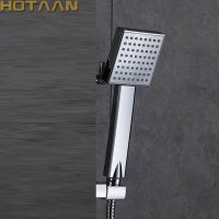 Free Shipping Pressurized Water Saving Shower Head ABS With Chrome Plated Bathroom Hand Shower Water Booster Showerhead YT5108-A