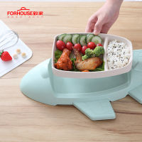 Child Lunch Box Cute Airplane Microwavable Bento Box Leak-Proof Portable Food Container Storage Box for Kids Large Size