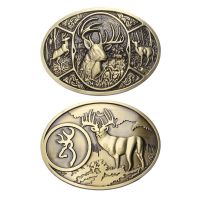 Deer Hunter belt buckle for man 3.8cm leather belt buckle Belts