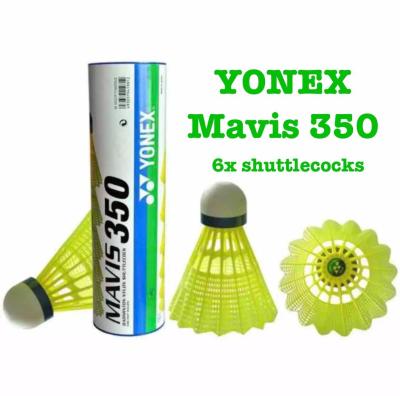 From XspaceX Yonex Mavis 350 Badminton Ball Nylon Badminton Training Shuttlecock (6 Pcs)