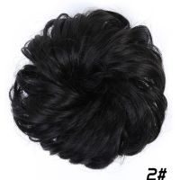 Manweischignon ผมยืดผมแบบสังเคราะห์มวยผมกรุบกรอบที่รัดผมโดนัทผมหางม้า