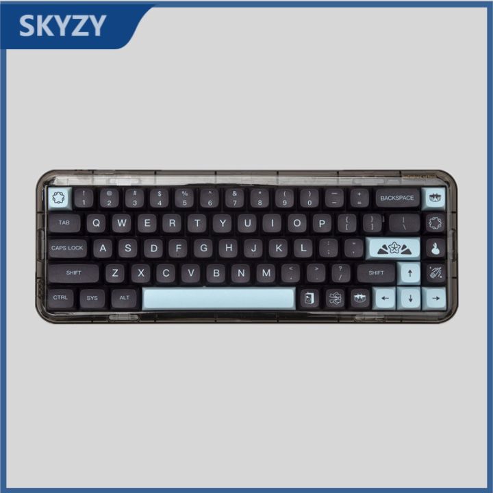 132-key-comet-keycap-xda-profile-black-pbt-dye-sub-เชิงกล-คีย์บอร์ด-keycap