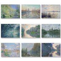 ที่มีชื่อเสียง Impressionist ภูมิทัศน์ Claude Monet ผ้าใบภาพวาดศิลปะโปสเตอร์และภาพพิมพ์-Wall Art สำหรับห้องนั่งเล่นตกแต่งบ้าน Cuadros