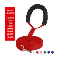 1.2-10m Dog Leash Rope Comfortable Sponge Handle Pet Lead Belt Outdoor Training Dog Lanyard for Small Medium Large Dogs Stuff Leashes