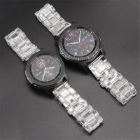 ❈☊ 20mm 22mm Transparent Resin Band for Samsung Galaxy Watch 42mm 46mm Active 2 Gear S3 Strap Bracelet for Huawei GT 2/2e/Pro