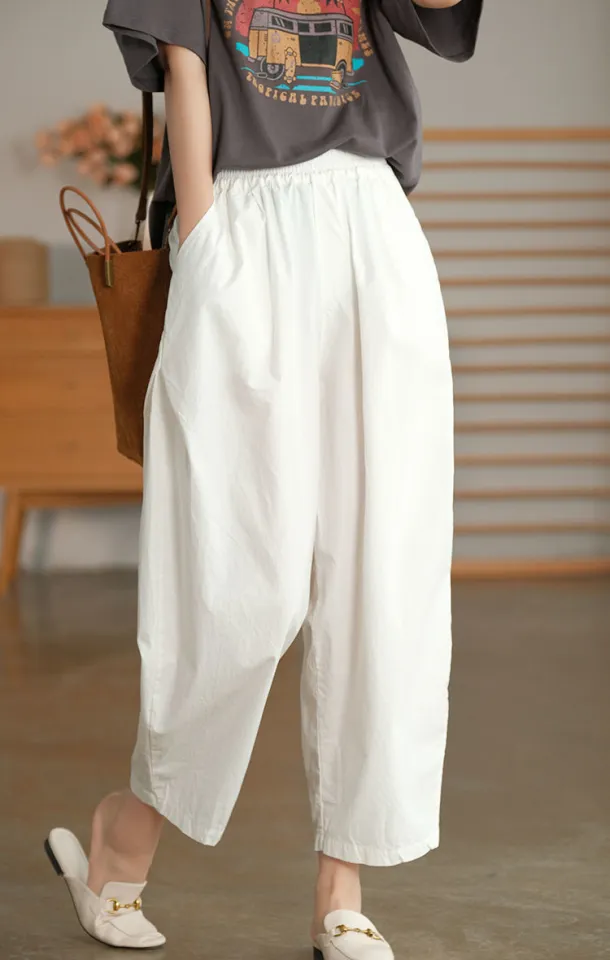 Summer New Women's Pants Casual Comfortable Cotton Pants Casual