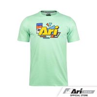 ARI FESTIVE COLORFUL LIFESTYLE TEE - GREEN/YELLOW/BLACK เสื้อยืด อาริ คัลเลอร์ฟลู ไลฟ์สไตล์ สีเขียว