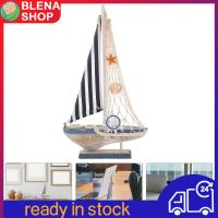 BLENASHOP เรือใบโมเดลการตกแต่งเรือใบเครื่องประดับเรือทะเลทะเลเมดิเตอร์เรเนียนรุ่นเรือทะเล