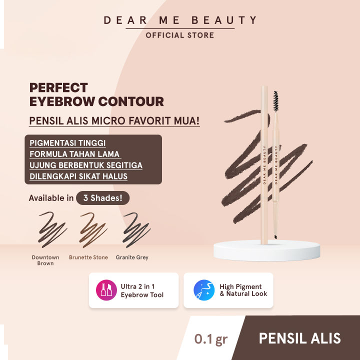 Dear Me Beauty Perfect Eyebrow Contour - Downtown Brown | Lazada