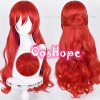 Honkai Star Rail Himeko Cosplay Wig 66Cm Long Curly Wig Red Wig Cosplay Anime Cosplay Wigs Heat Resistant Synthetic Wigs