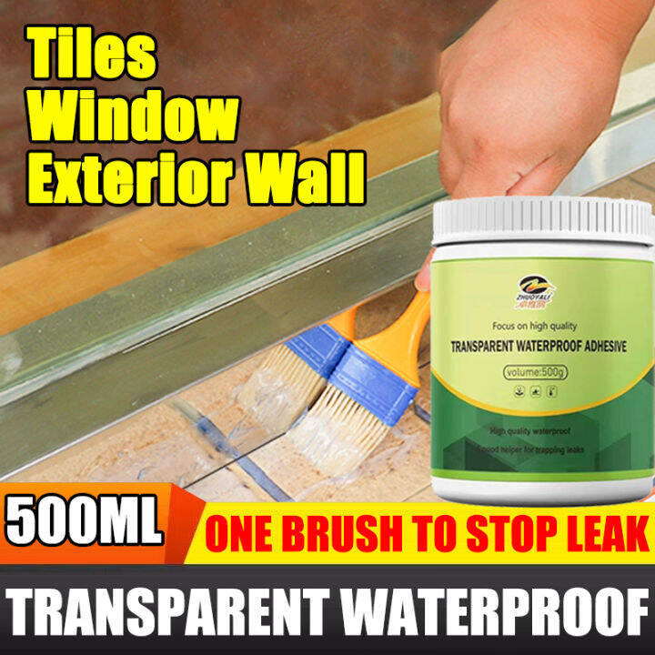 super waterproof glue japan sealant With brush 500g roof transparent