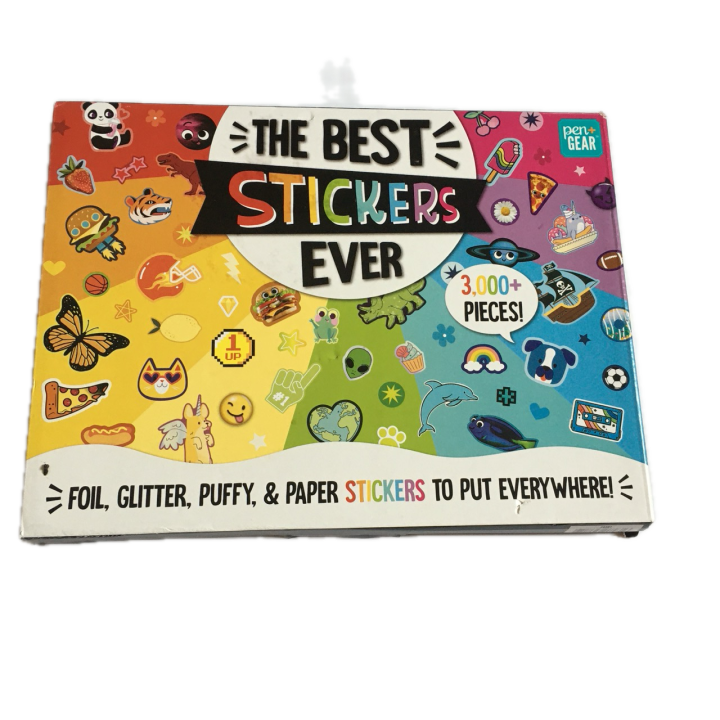 Pen + Gear 3000 + Stickers Best Stickers Ever,Puffy, Glitter, Paper