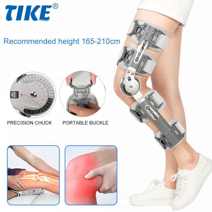 TIKE ROM Hinged Knee Brace Immobilizer Orthosis Stabilizer for ACL