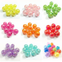 Wholesale ! 12mm16mm20mm Chunky Acrylic Crack AB Beads For Fashion Jewelry NecklaceDIY Hand Made Making