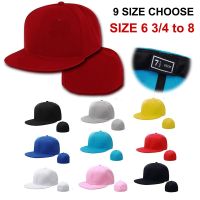 Full Closed Fitted Cap Hat New York Size Plus Large Trucker Men Bill Hip Hop Plain Baseball Snapback Blank Flat Visor Brim Era