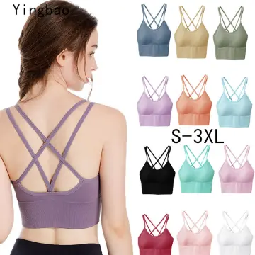 Breathable Sports Bras S-2XL Plus Size Gym Running Fitness Yoga