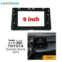 LEXXSON ถูก วิทยุรถยนต์/Dash Trim Kit/กรอบ/Facialแผง/SpacerสำหรับTOYOTA Corolla Auris 2019 double Din 10.1นิ้วเครื่องเล่นวิทยุ